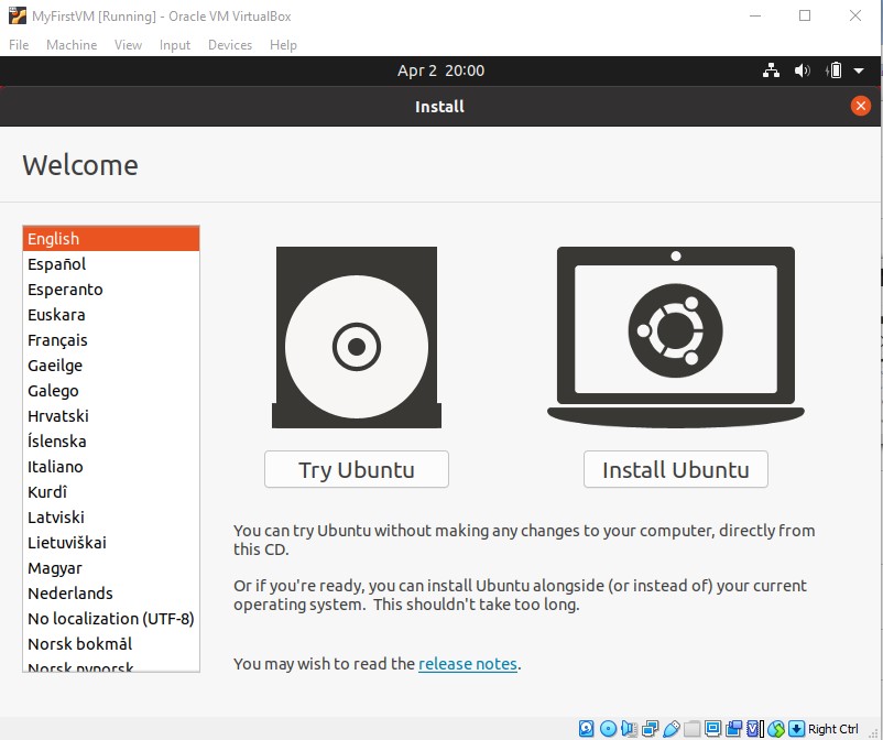 Ubuntu Set up